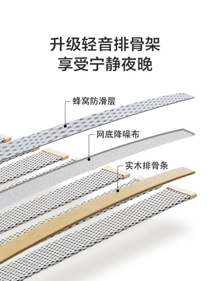 喜临门 - 暖暖S 真皮双人大床现代简约风主卧卧室婚床家具高清大图