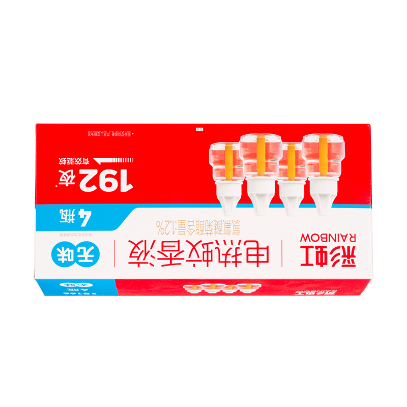 彩虹电热蚊香液特惠四瓶装(无味)5 1 6 6高清大图