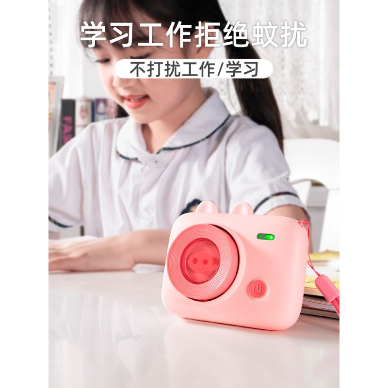 随身电子灭蚊器孕妇婴儿童便携室内外防蚊驱虫 三维工匠 [嘟嘟猪-干电池版]萌宠随身器灭蝇灯高清大图