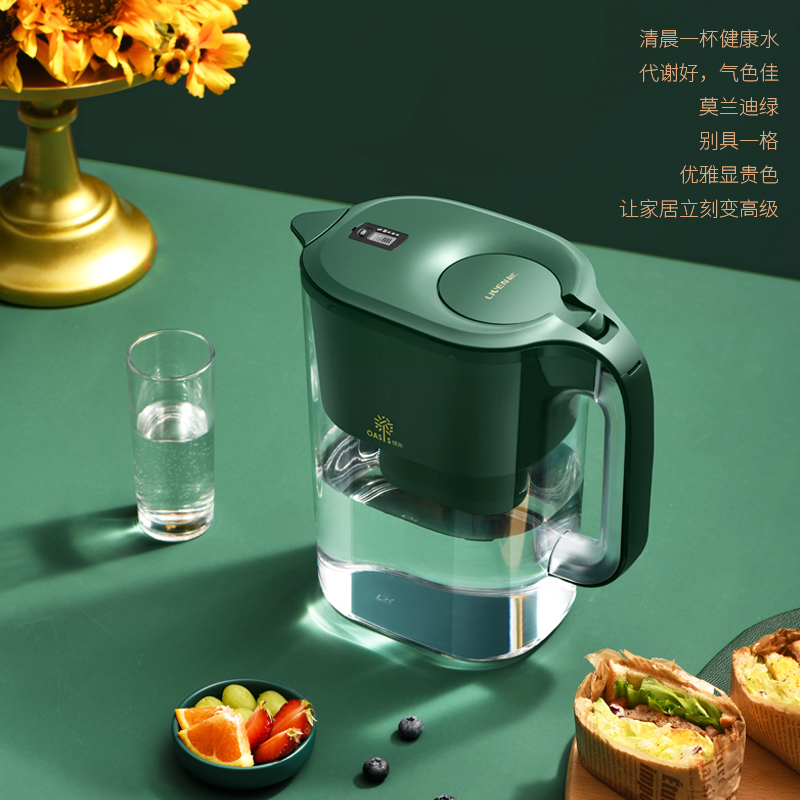 利仁净水器家用直饮机自来水过滤器净水壶滤芯+3.5L滤水壶*7个