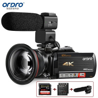欧达（ORDRO）旗舰版 4K摄像机专业直播录像机家用手持DV光学变焦高清数码摄影机vlog短视频会议 AC5
