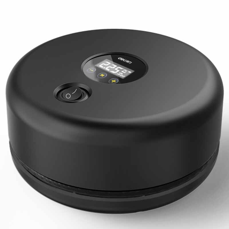得力(deli) 锂电充气泵单缸数显(黑)18l/min(70w)