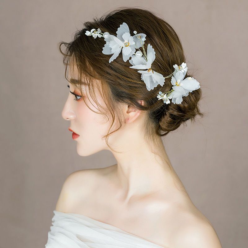 新娘头饰韩式新款头发发饰套装超仙简约结婚配饰森系婚纱礼服饰品456