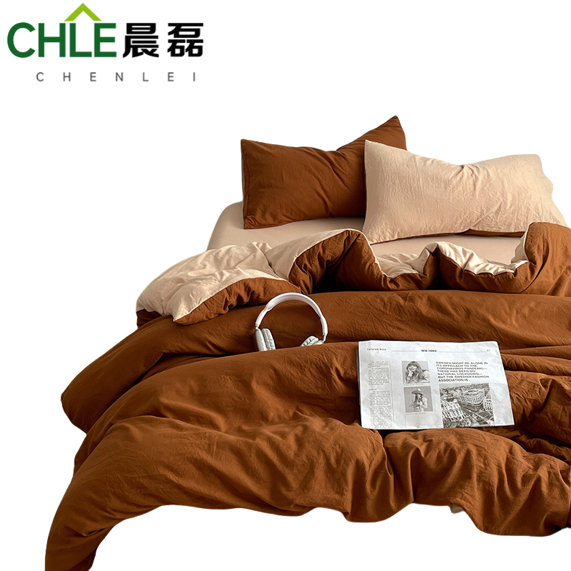 晨磊床笠被套四件套 1.2米床 套高清大图