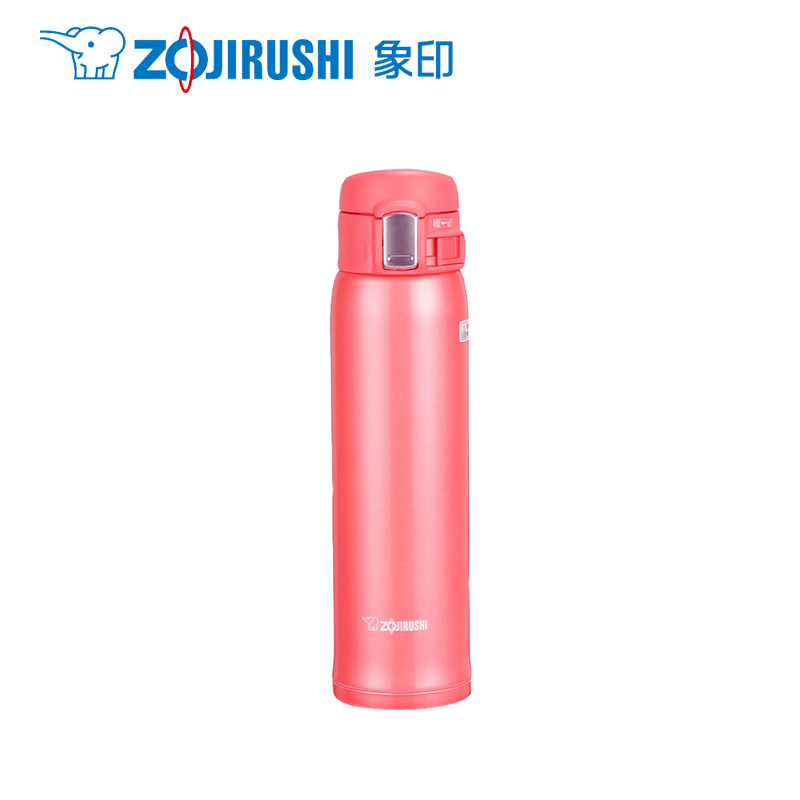象印(ZO JIRUSHI) 保温杯SM-SC48日本象印不锈钢女士男士真空车载杯子进口便携保冷保温瓶480ml 珊瑚粉