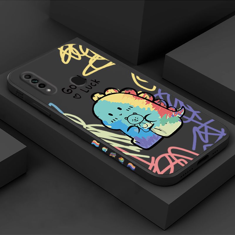 卡通涂鸦泡泡龙可爱男女款草紫色-涂鸦泡泡龙-侧边图案oppoa8>800_800