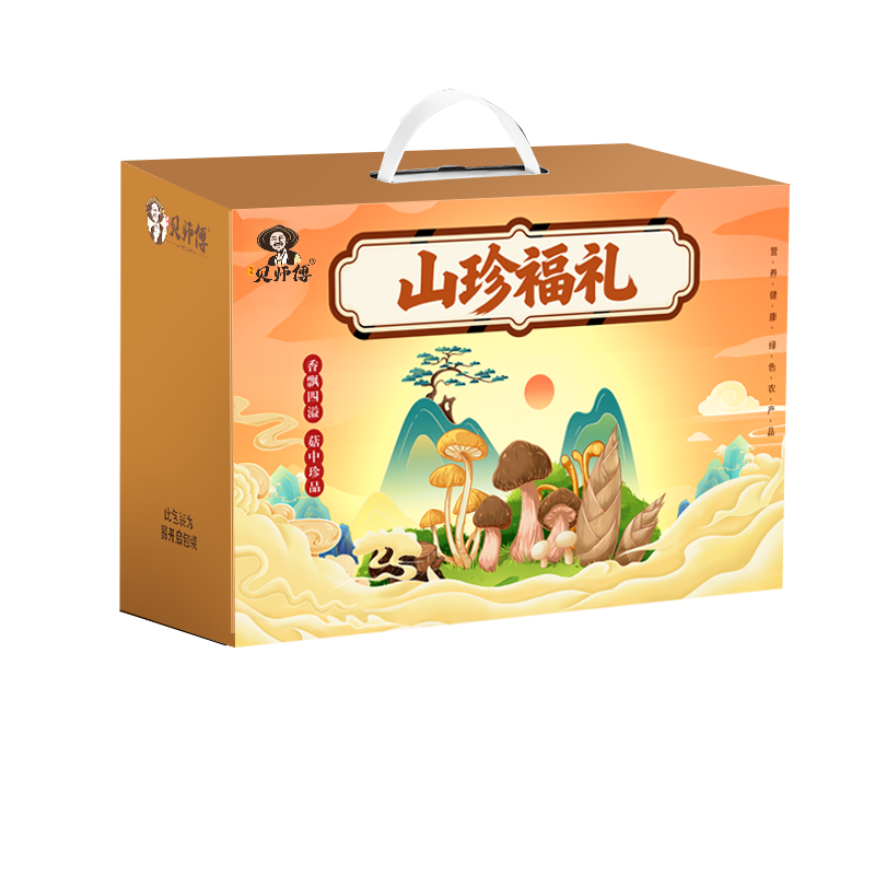 旎旎贝师傅 山珍福礼礼盒850g