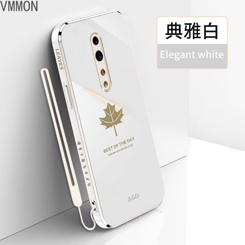 VMONNopporeno手机壳高级新款镜头全包opporeno2硅胶保护套女款网红纯色直边renoz软壳reno2z防