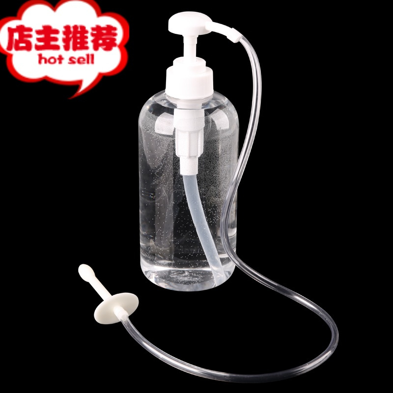 SM肛门冲洗器男用后庭灌肠清洗清肠女用私处工具情趣用品女gay欢乐小鸟 大容量清洗器[300ML]+后庭润滑1后庭清洁