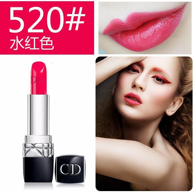 （专柜正品）迪奥（Dior）烈艳蓝金唇膏女士滋润口红999哑光 520+888【我爱你-一见钟情套装】
