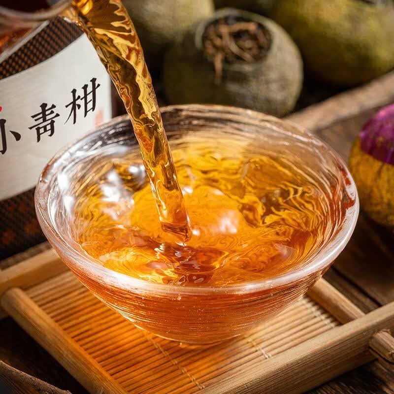 碧岩韵茶 茶叶 黑罐紫小青柑250g礼袋装 HGXQG250高清大图