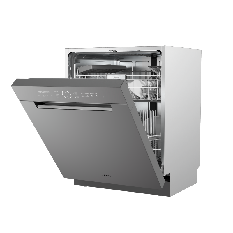 美的(Midea)13套家用嵌入式全自动洗碗机P50四星级灭菌消毒热烘干 降噪长效鲜存 多重洗涤模式智能互联洗碗机