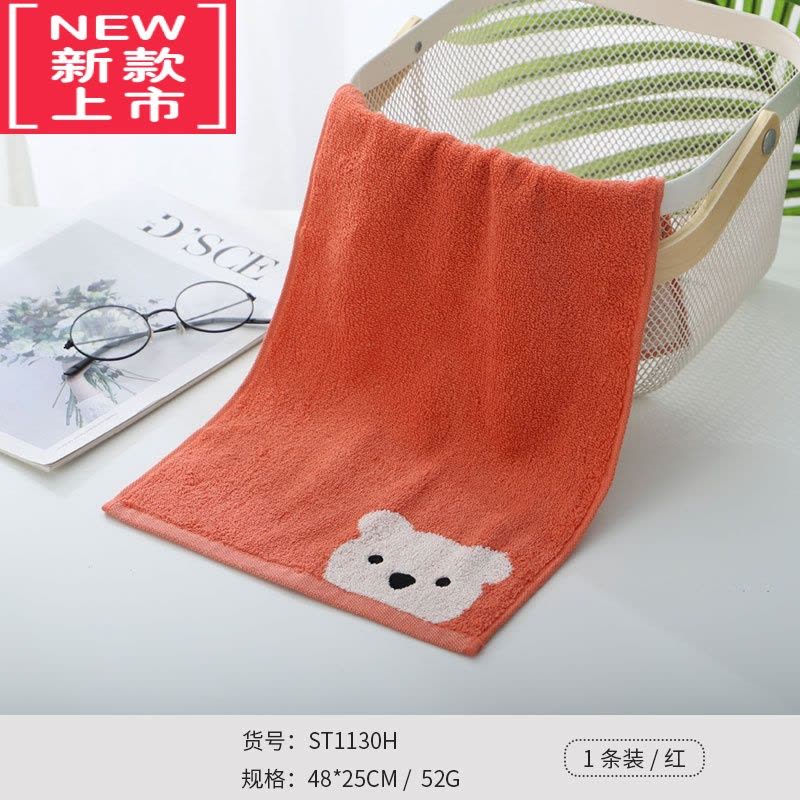可莉允家用儿童洗脸小毛巾女士洗脸小号面巾柔软吸水童巾图片