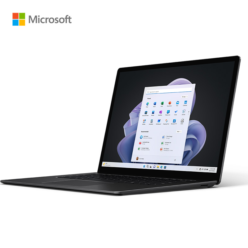微软Surface Laptop 5 笔记本电脑 i5-1235U 16G 512G 典雅黑 13.5英寸高色域触屏 金属材质掌托 轻薄本办公本高清大图