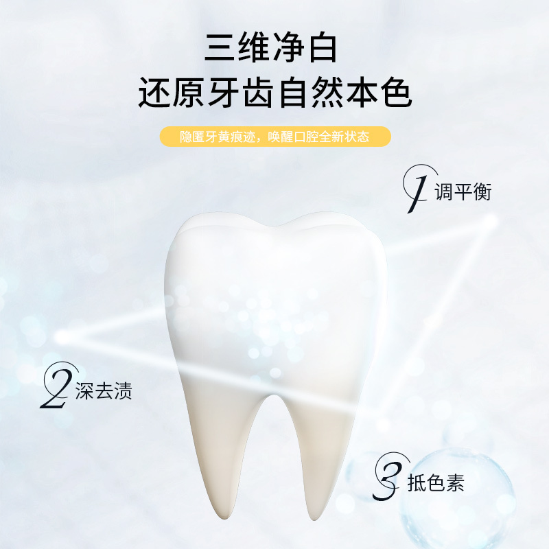 舒客(Saky) 深洁炫白小苏打牙膏/160克/薄荷味
