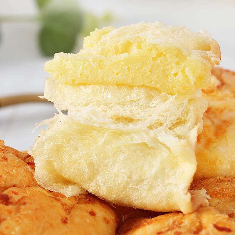 真好意[特价2斤]肉松夹心味手撕咸面包营养早餐食品面包小咸面包400g