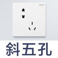 罗格朗(Legrand)开关插座旗舰店仕典玉兰白多孔家用空调16a三孔86型一开五孔USB暗装墙壁电源插座