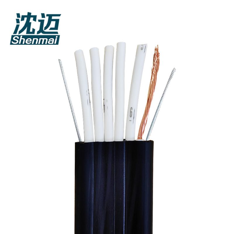 沈迈 铜芯扁电缆 YFFB-2G-6*1.5平方 1米高清大图
