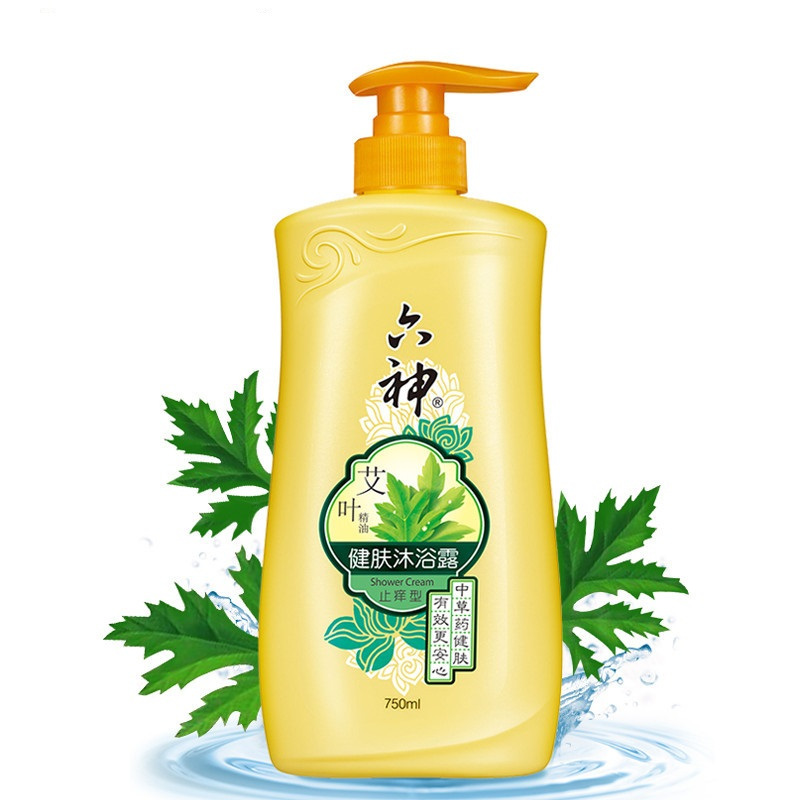 六神艾叶健肤沐浴露(止痒型)750ml