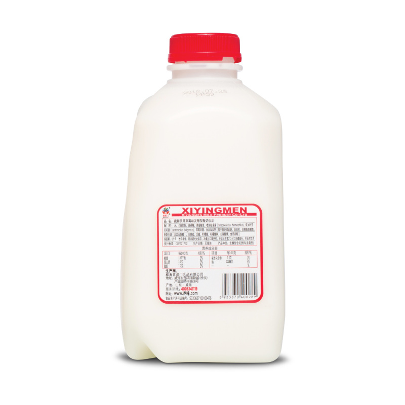 藏密灵菇草莓味发酵型酸奶饮品 1kg*4/箱