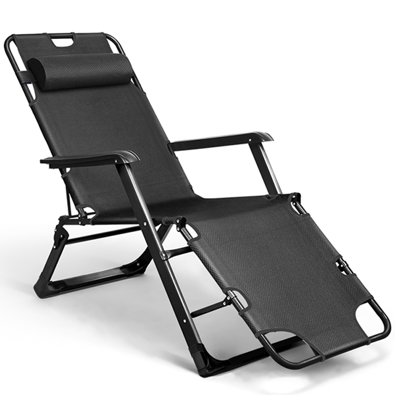 汐躺椅黑色把高清大图