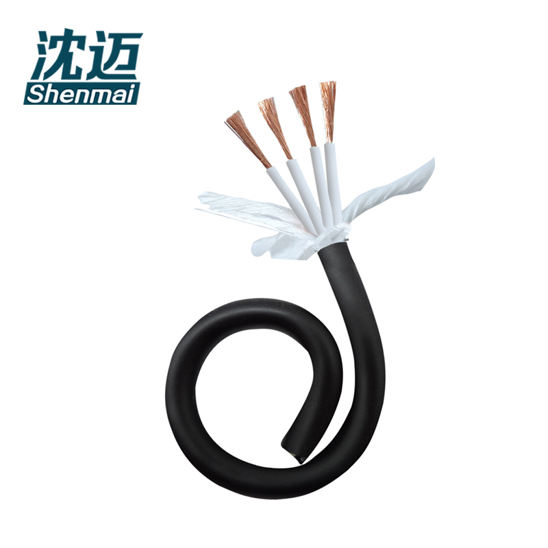 沈迈 铜芯软电缆 TRVV-4*1.5平方毫米 /米高清大图