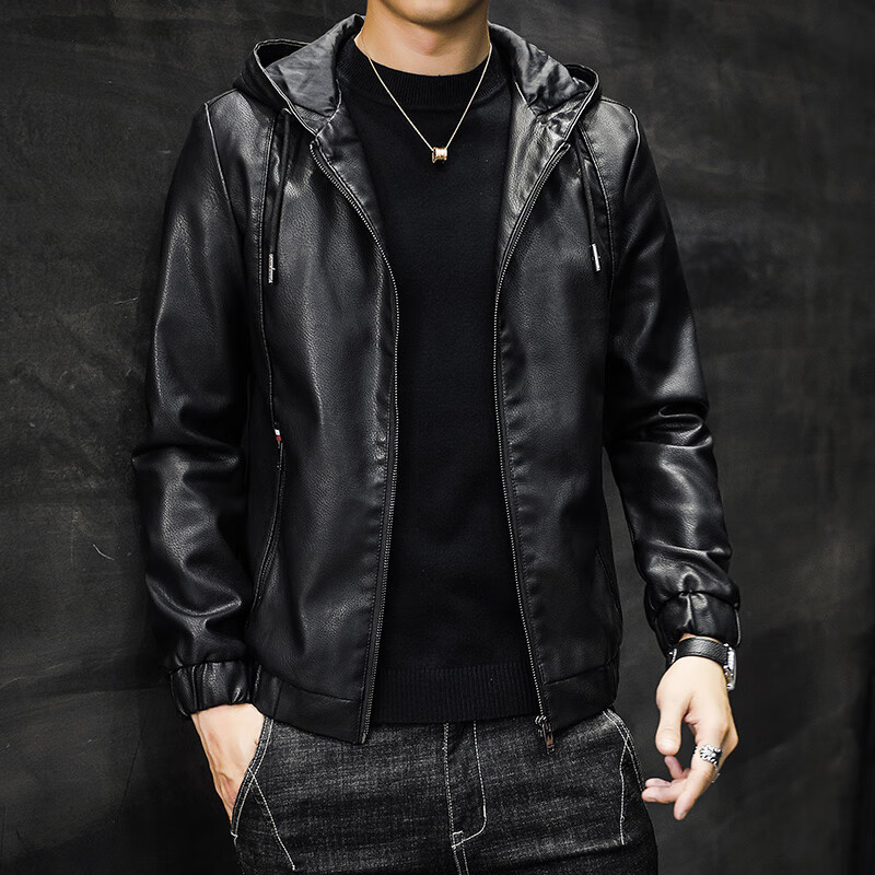 罗蒙romon男士皮衣