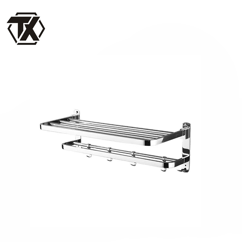 铁迅 304不锈钢毛巾架 LX42 个高清大图