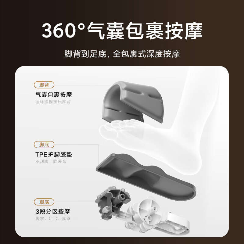 小米米家智能气囊足浴器礼盒装足浴盆杀菌洗脚桶送父母长辈礼物推荐