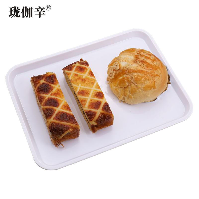 珑伽辛 耐高温密胺餐具托盘 39.4*28*2cm/个高清大图