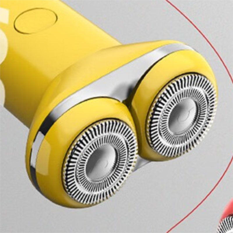 奔腾(POVOS)剃须刀男士电动刮胡刀迷你便携全身合金机身水洗快充节日礼物送男友送爱人送男生 PQ3803柠檬黄高清大图