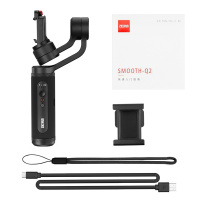[新品]智云Smooth Q2 智能手机稳定器 自拍直播拍摄稳定器 防抖三轴手持云台
