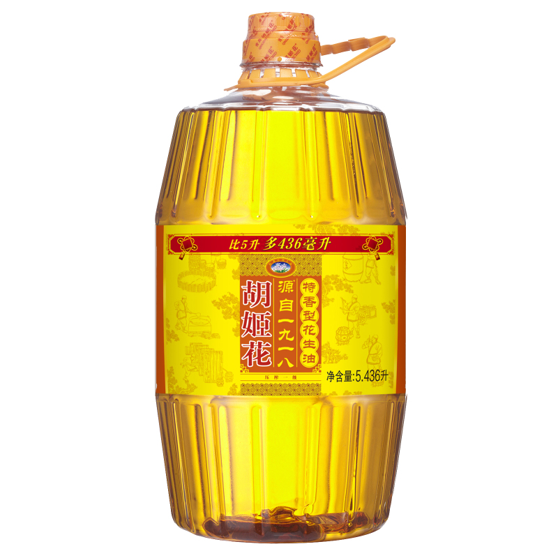 胡姬花 古法花生油5.436L