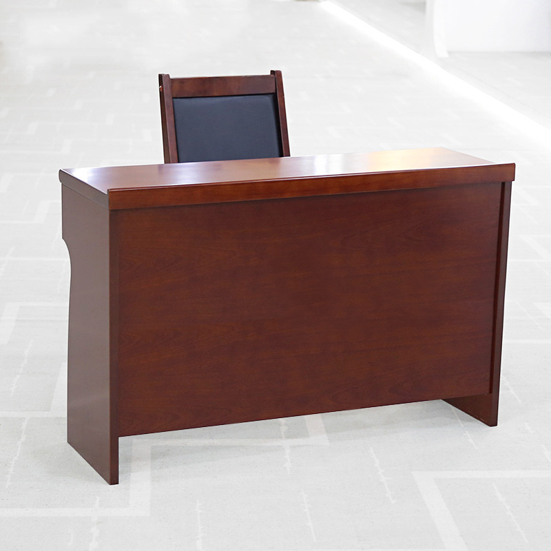 矩晟 培训桌油漆1.2米条桌长条会议桌双人学习课桌条形桌 弧脚条形桌