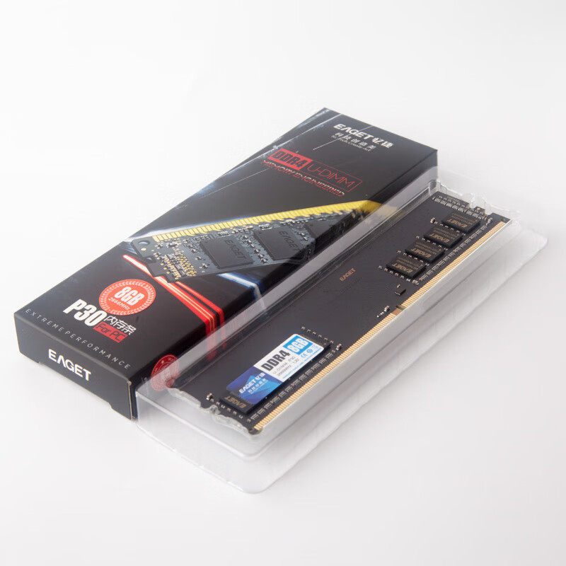 忆捷(EAGET)PC-DDR4 8G/2666 8GB台式机内存条原颗粒全兼容 P30