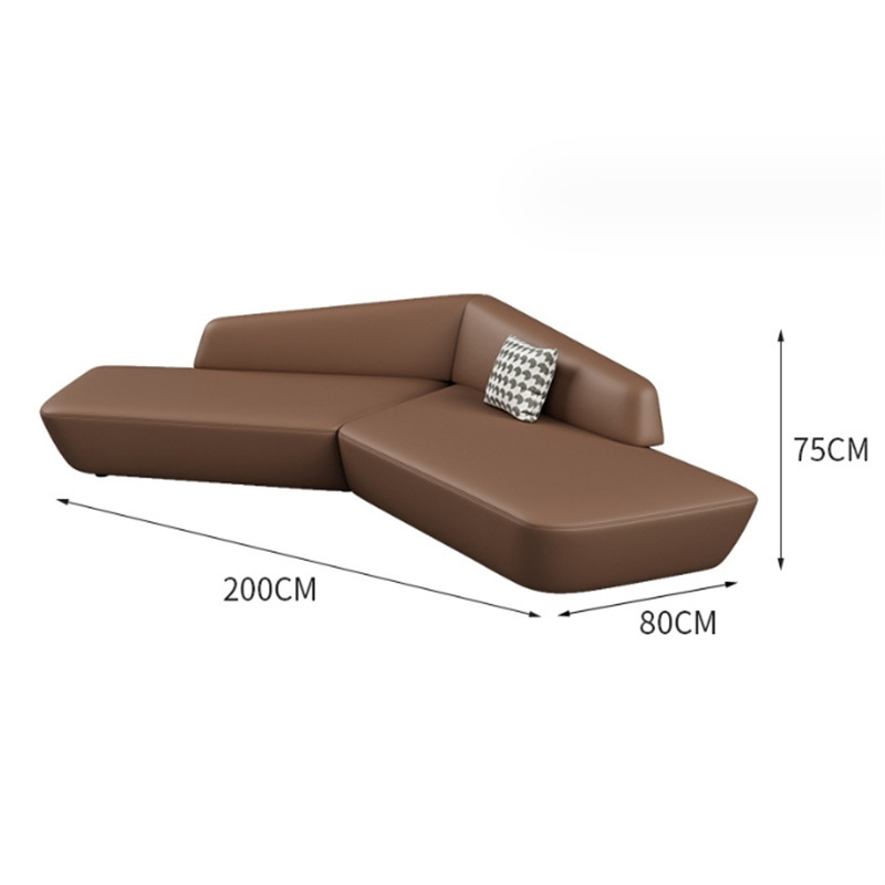 白寅 BY-KFSSF-004 200厘米长沙发 咖啡色(单位:张)