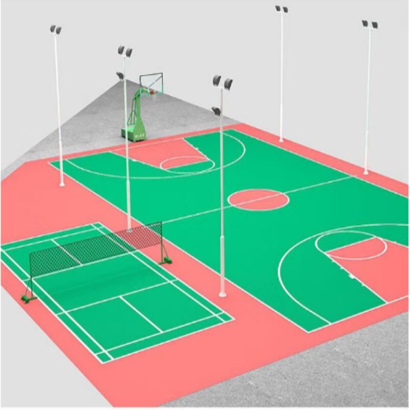 中盾威科8毫米厚硅pu标准篮球场视频介绍_中盾威科8毫米厚硅pu标准