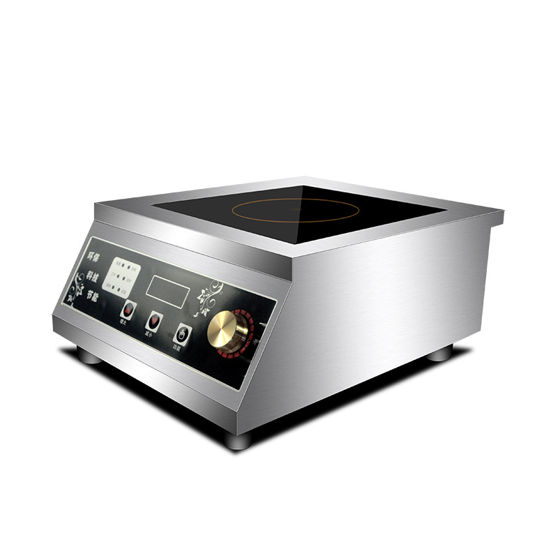 火族商用电磁炉凹面5000w大功率电磁灶炒菜家用爆炒电炒炉食堂饭店炉