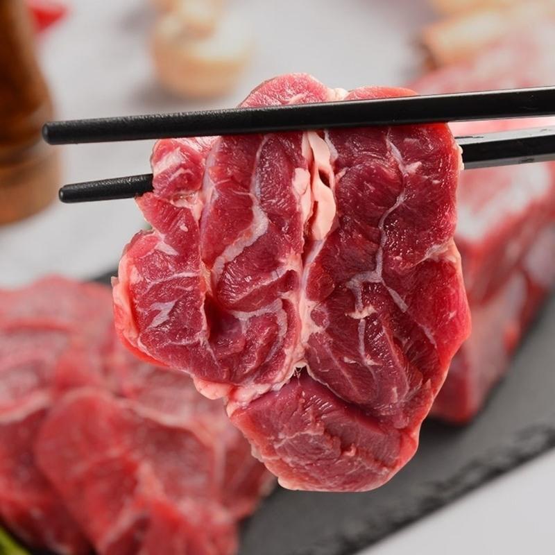 正宗原切清真国产不调理散养肉花腱内蒙古黄牛腱子牛肉卤肉冷冻 3斤
