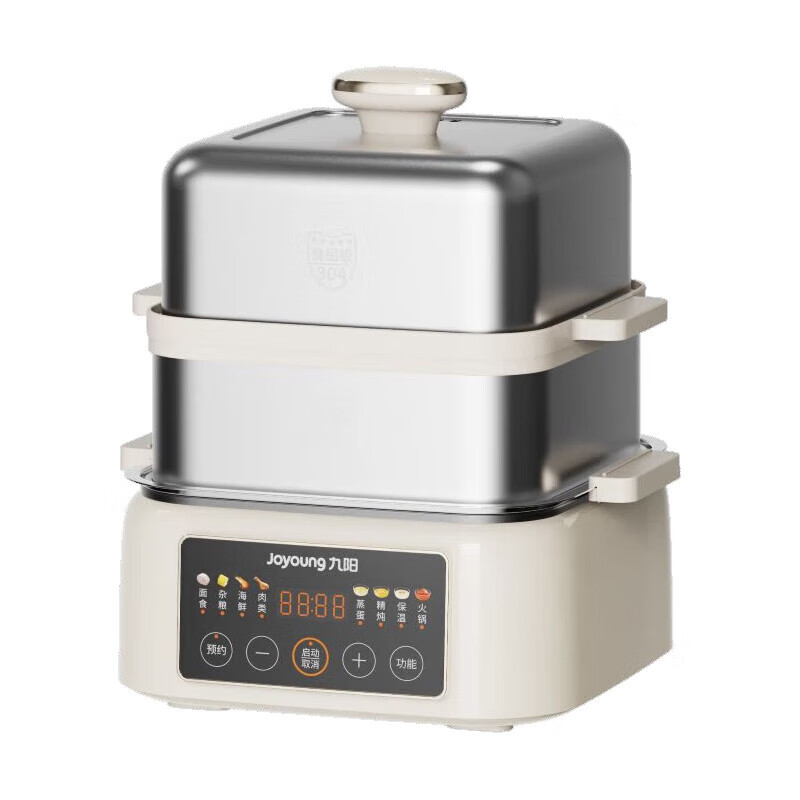 九阳电蒸锅11L三层蒸锅蒸煮一体多功能炖汤DZ100HG-GZ985高清大图