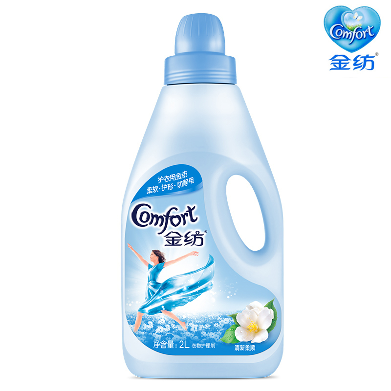 金纺 清新柔顺衣物护理剂液2L 柔软护形