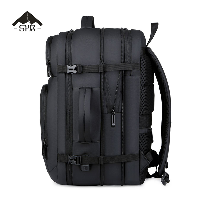 三人居 多功能扩容双肩包 SRJYY68 个高清大图