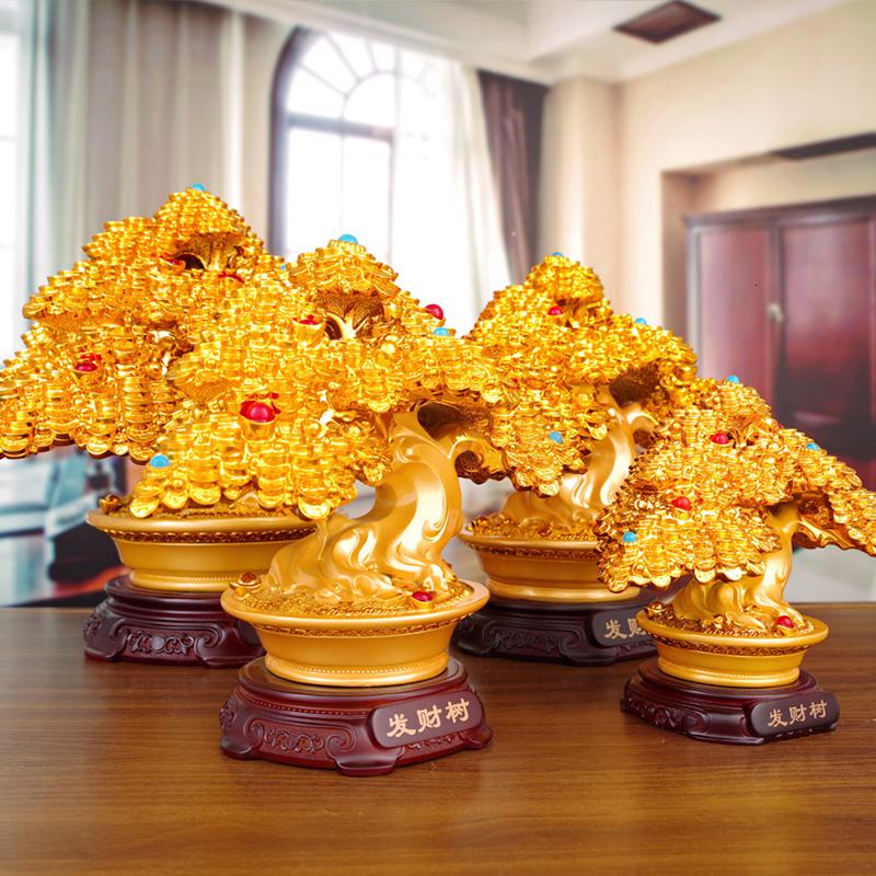 美帮汇树摆件大号发财摇钱树公司店铺开店开业店铺收银台摆设品高清大图