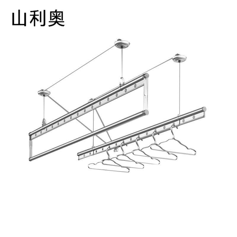 山利奥 可升降晾衣架 多杆2.8米 个高清大图