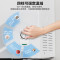美的(Midea)冷冻柜玻璃门全冷冻家用商用超市雪糕冰激凌冷冻海鲜肉类展示大容量卧式冰箱MS-305LGE