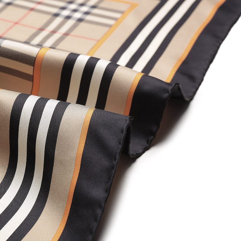 博柏利burberry女款桑蚕丝方巾丝巾围巾8053182