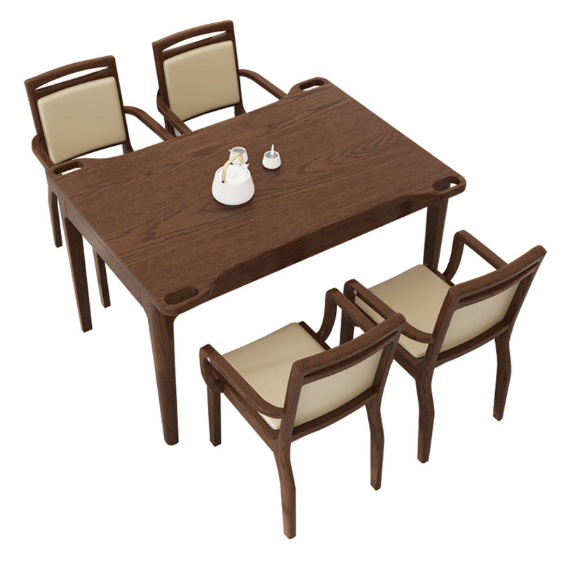 芙瑞塔休闲桌椅一桌四椅套高清大图