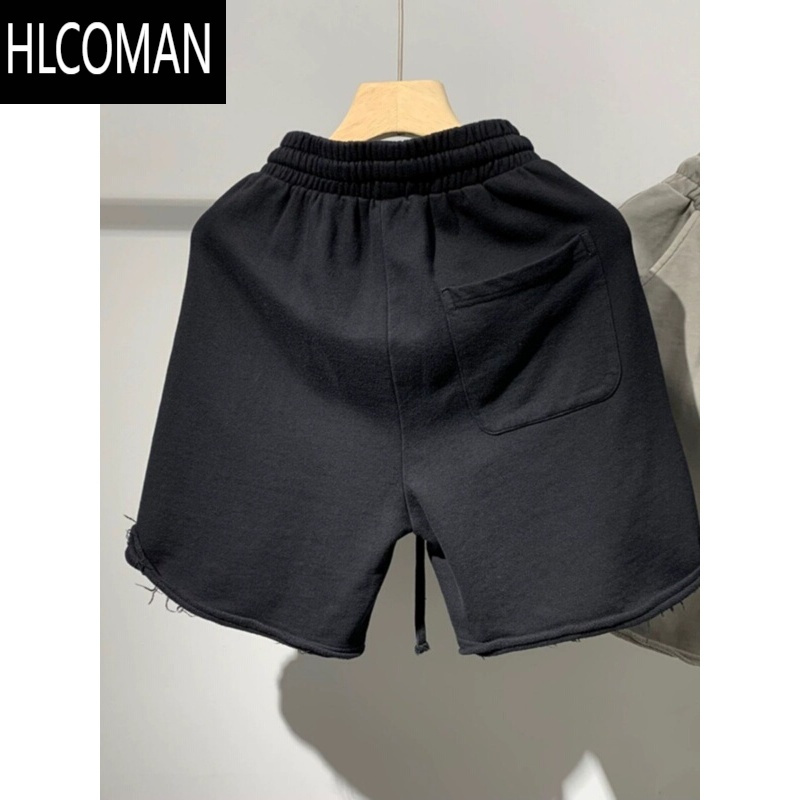 HLCOMAN水洗高品质毛圈男士运动短裤净版通勤百搭潮流休闲夏季五分裤