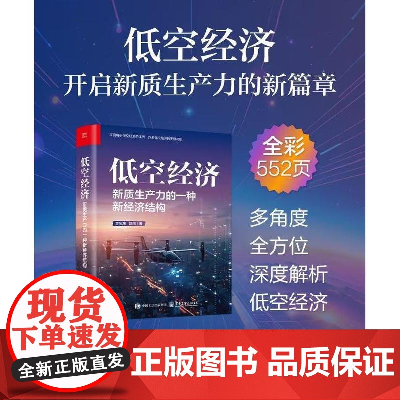 店 低空经济 新质生产力的一种新经济结构 深度解析低空经济的本质 探索低空经济的无效可能 兰旭东 陈向 著高清大图