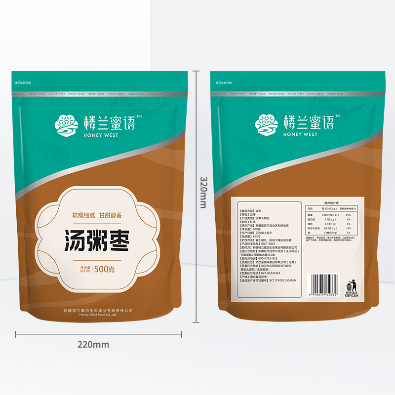 楼兰蜜语汤粥枣500g
